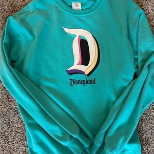 Disney Teal Crewneck Sweatshirt